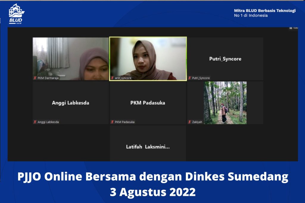 PJJO Online Bersama dengan Dinkes Sumedang 3 Agustus 2022