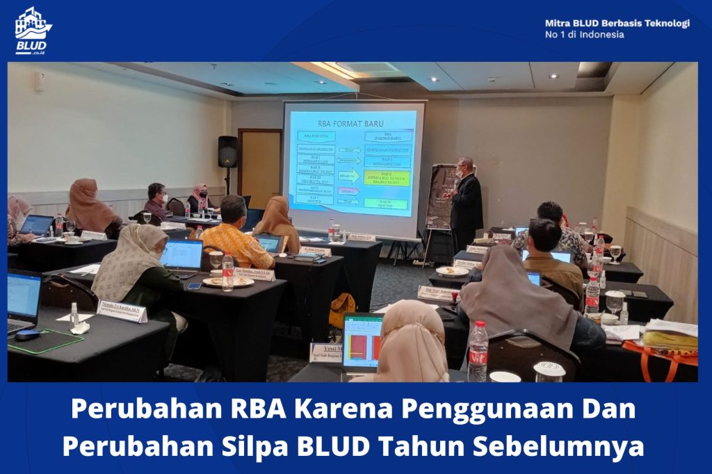 Perubahan RBA Karena Penggunaan dan Perubahan Silpa BLUD Tahun Sebelumnya