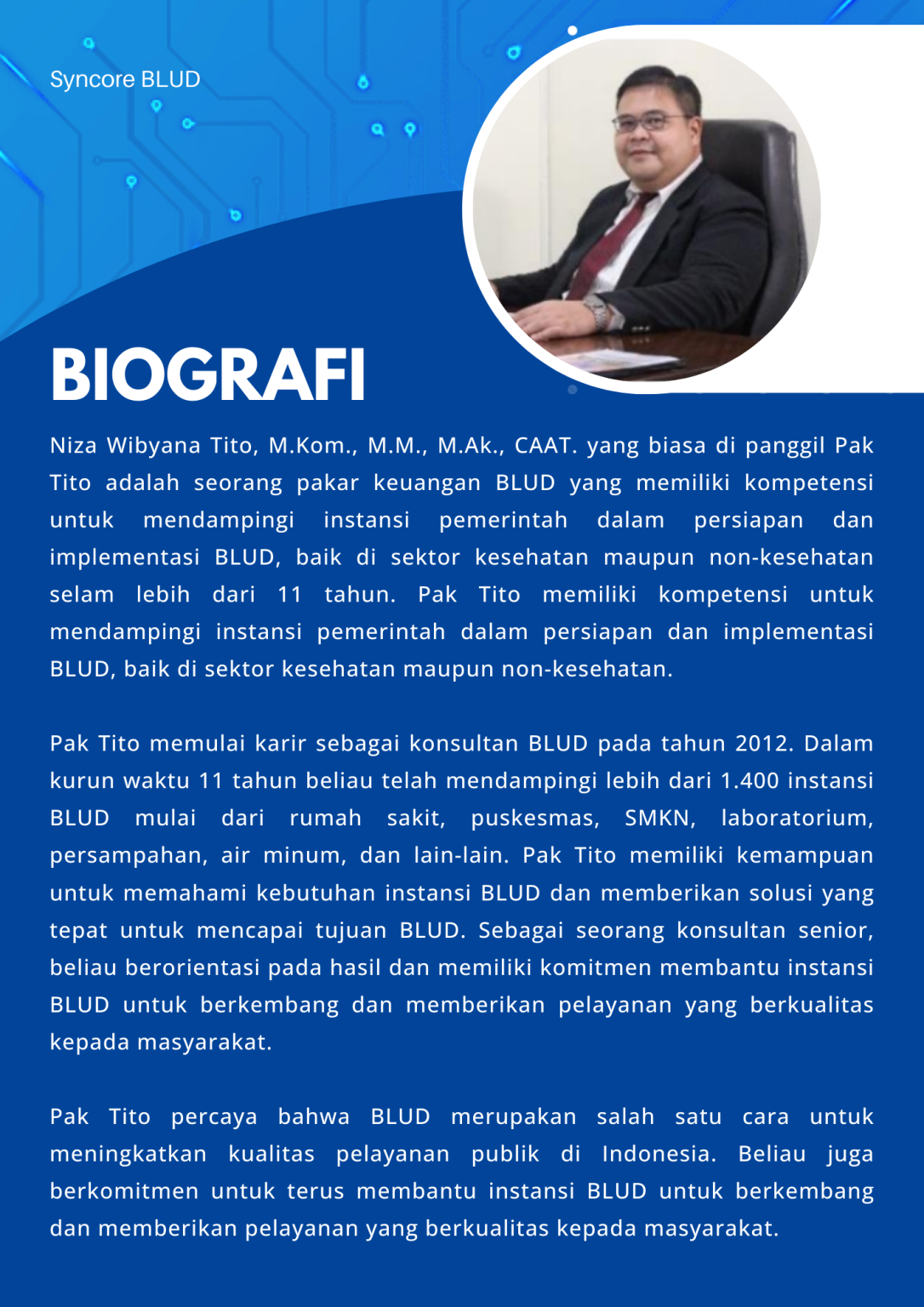 Tenaga Ahli dan Narasumber BLUD: Solusi Terbaik untuk BLUD